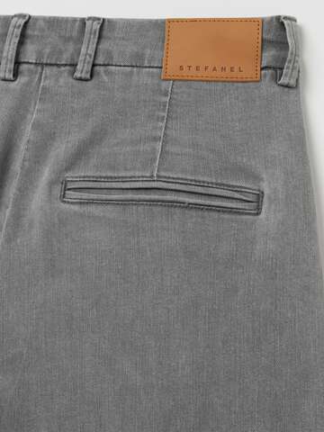 Jeans palazzo a gamba larga Grigio chiaro_5