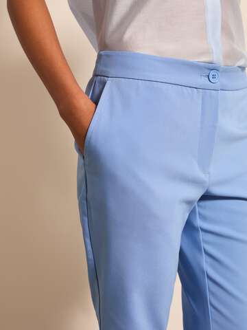 Pantalone flare fit cropped Blu chiaro_2