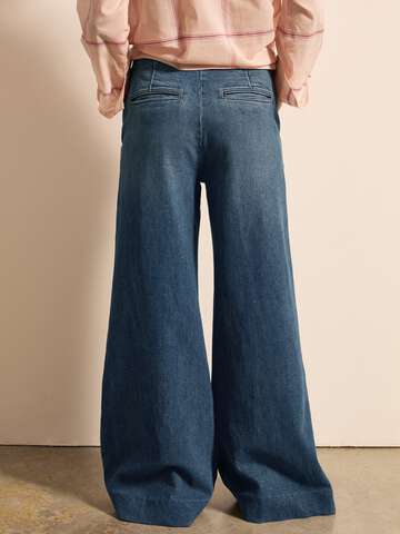 Jeans palazzo a gamba larga Lavaggio medio_3