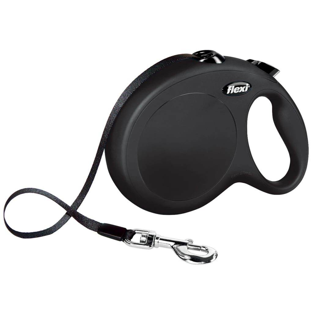 Flexi Tape Leash "New Classic" 8 m Black 11731