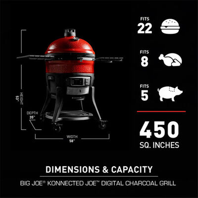 Dimensions & Capacity: 450 Sq Inches