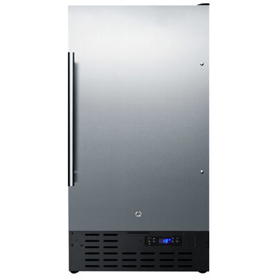 Summit 18in. Refrigerator model FF1843BSS, front-facing view