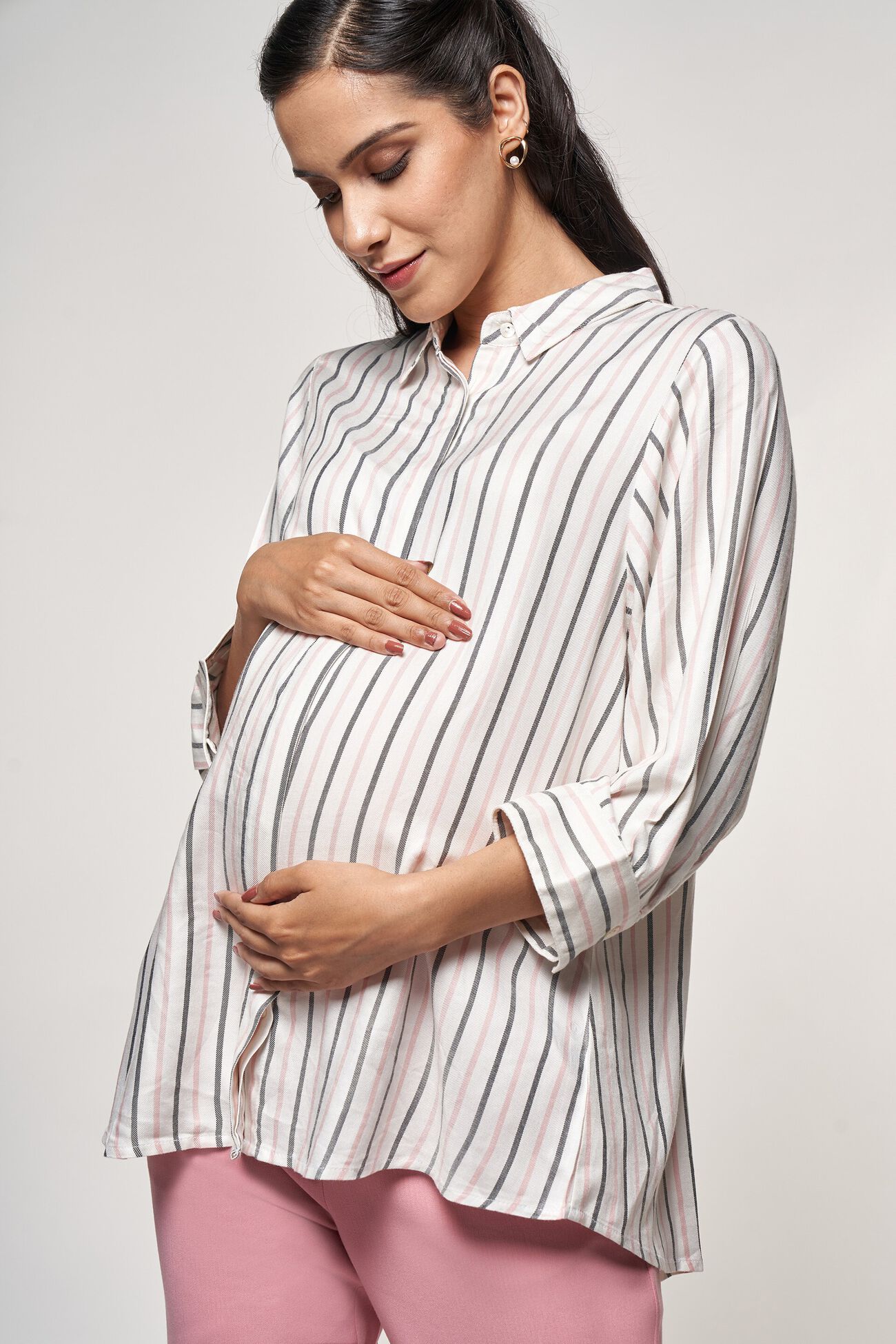 4 - White Stripe Top, image 4