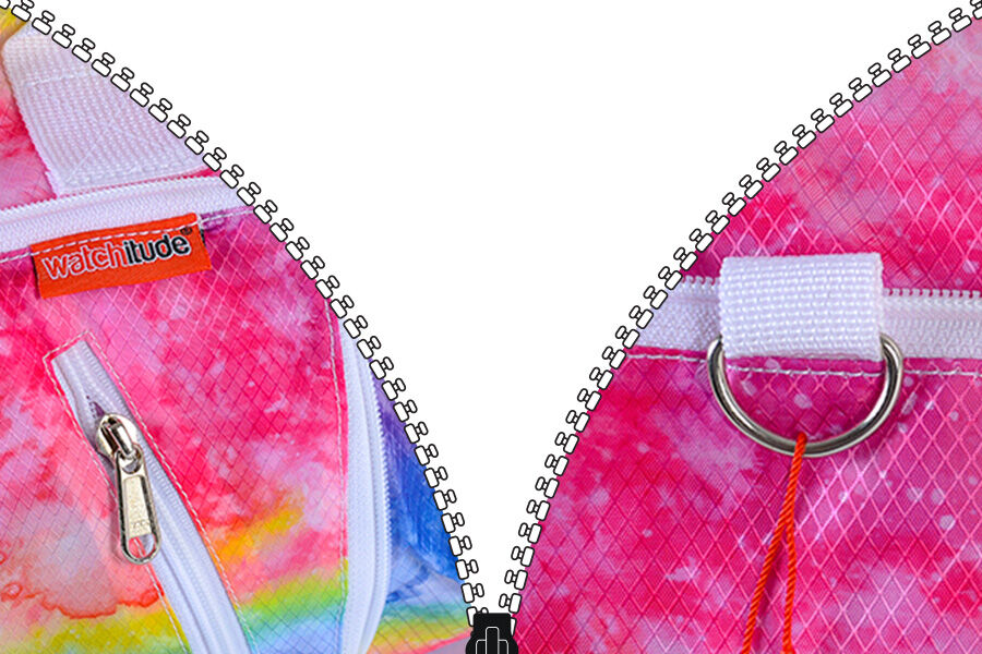 Watchitude Rainbow Tie Dye Sleepover Bag