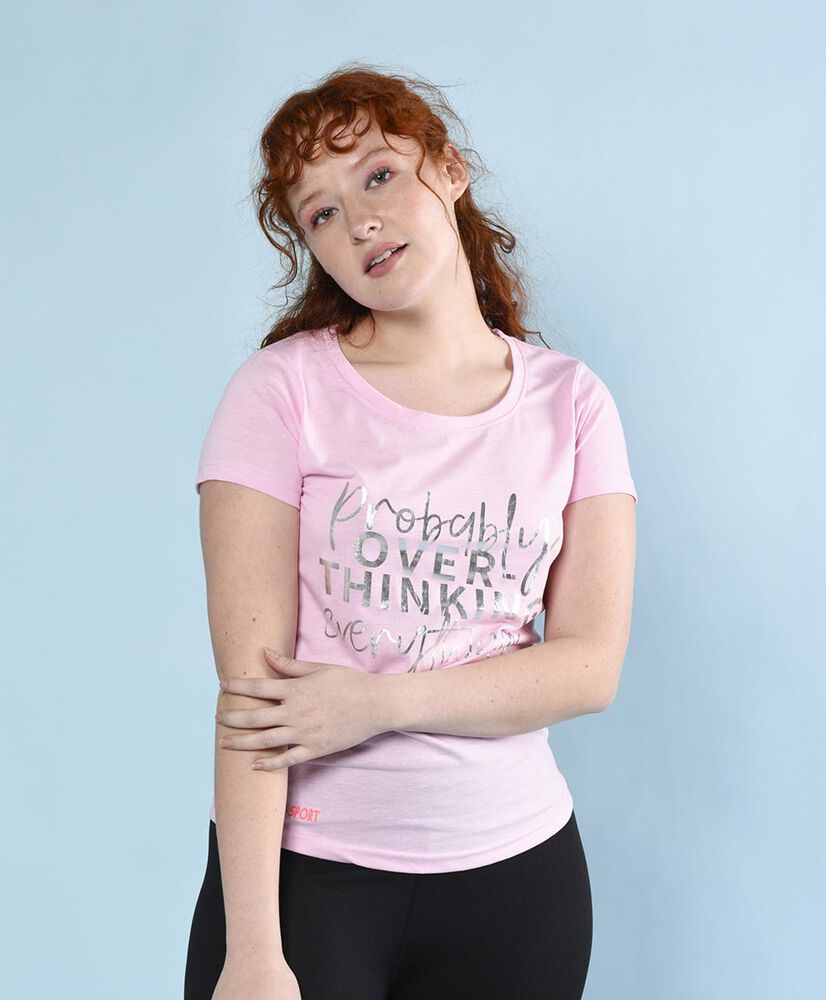 Polera deportiva manga corta cuello redondo Polera deportiva manga corta cuello redondo