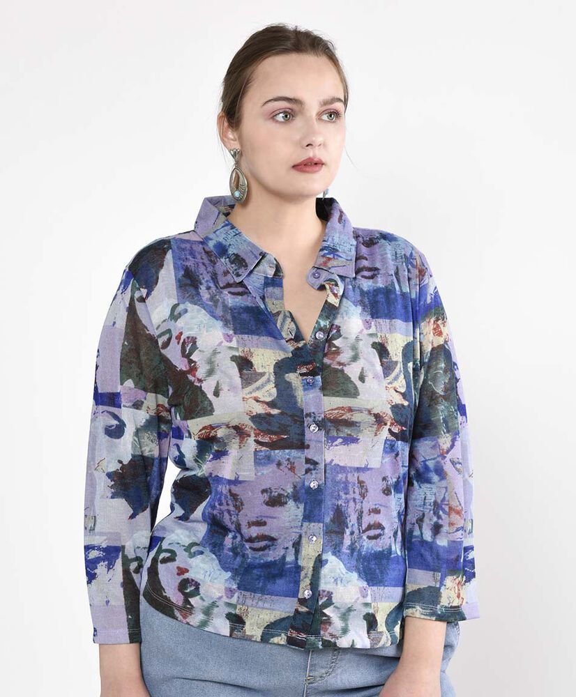 Blusa manga 3/4 Blusa manga 3/4