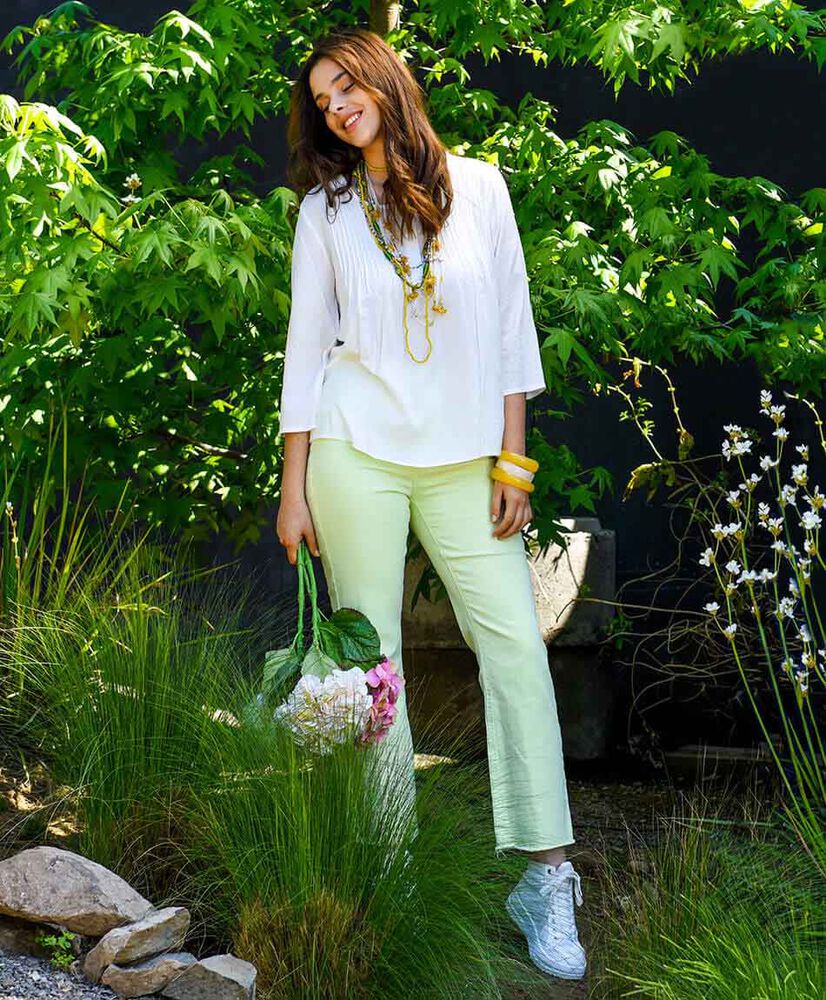 Jeans tiro alto flare Jeans tiro alto flare