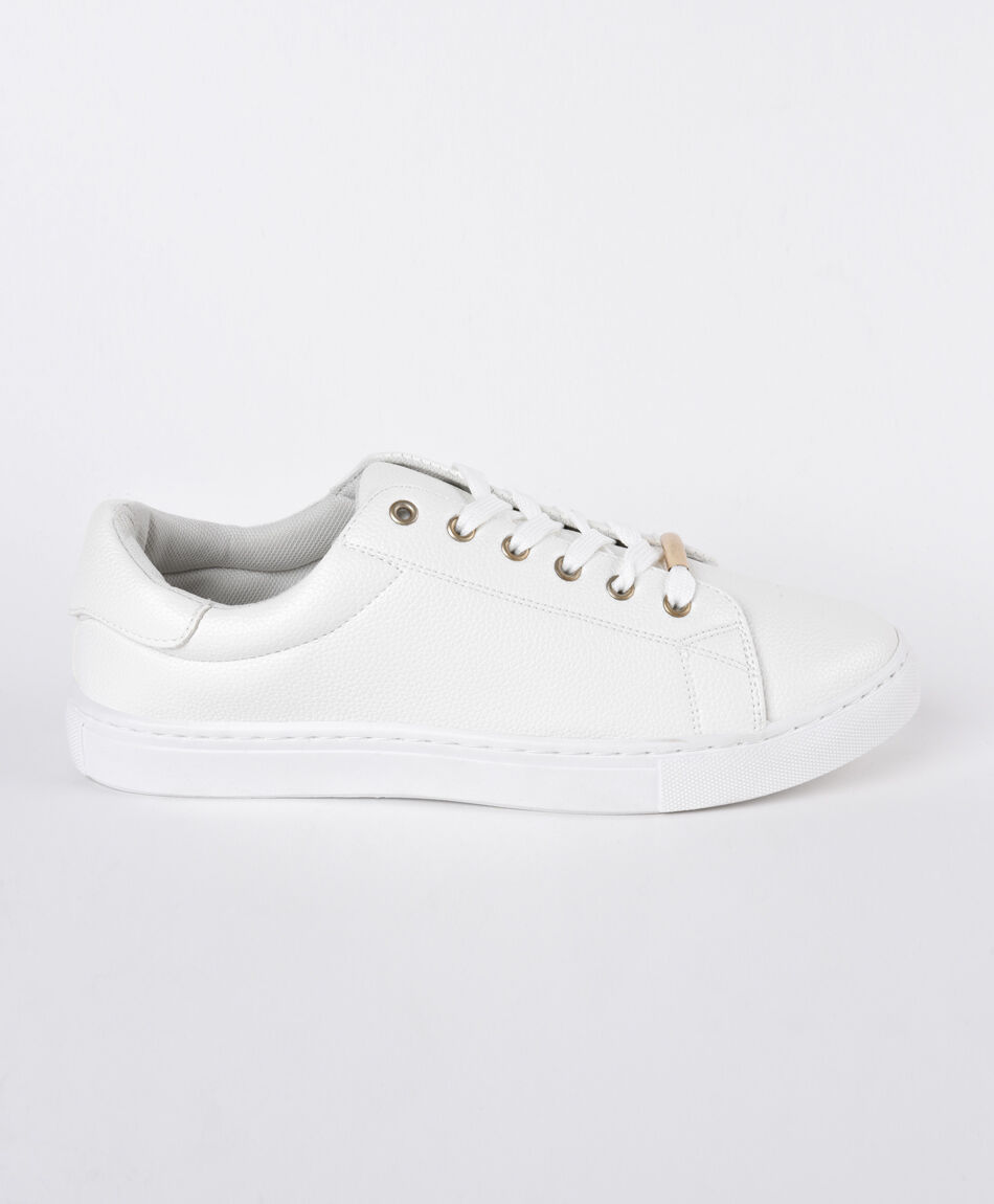 Zapatilla mujer blanca TRICOT