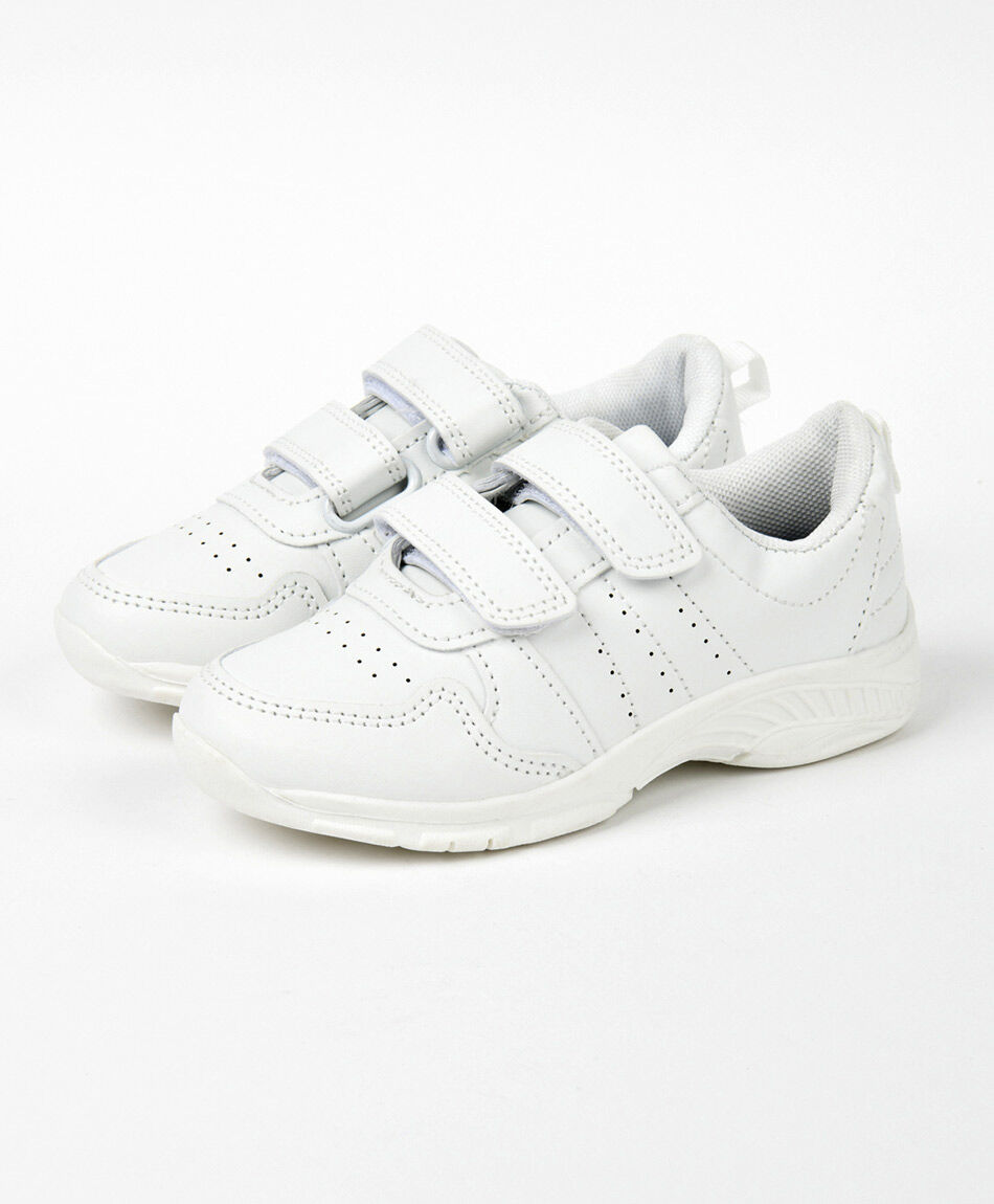 Zapatilla escolar blanca discount
