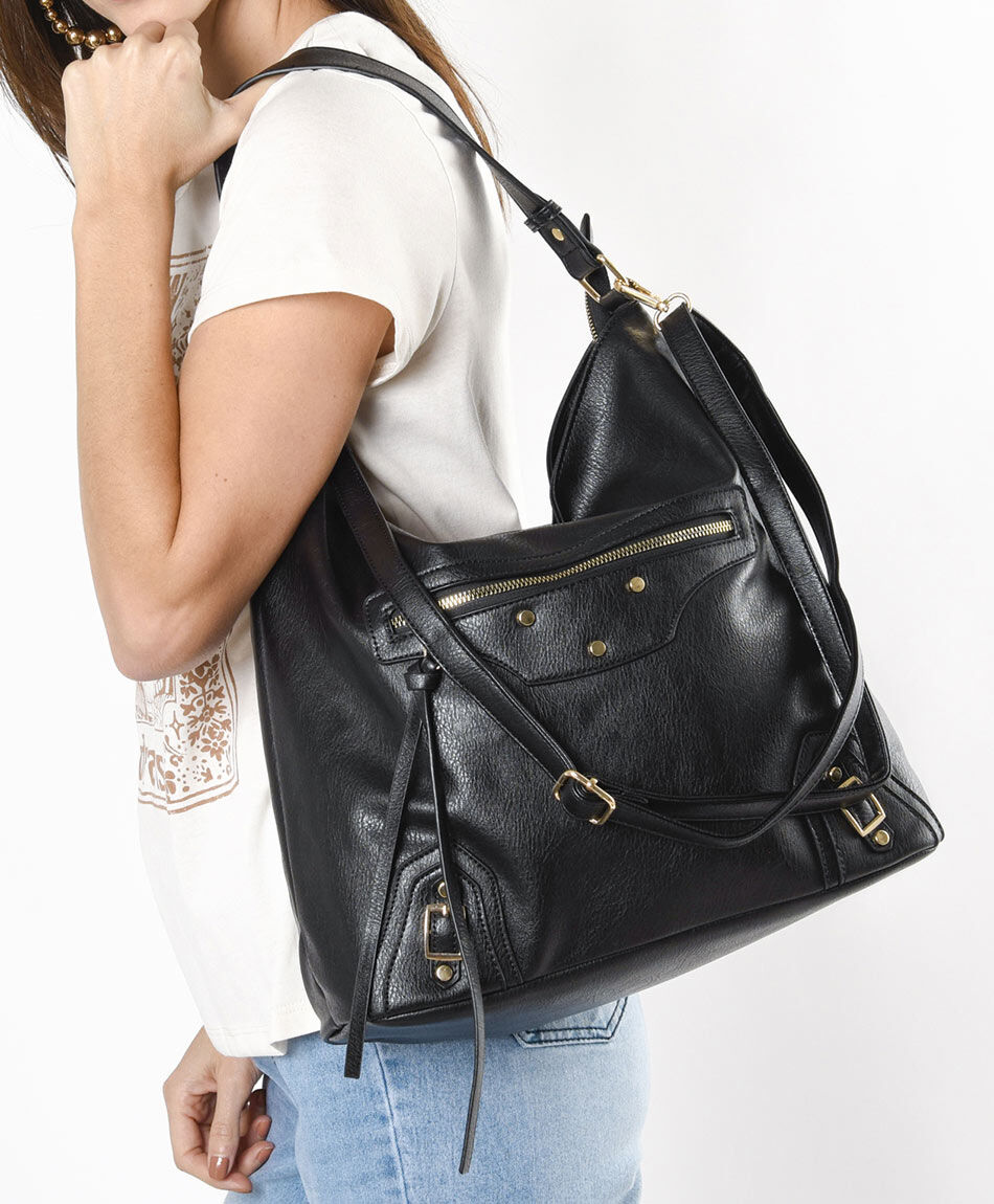 Bolso mujer hebillas TRICOT