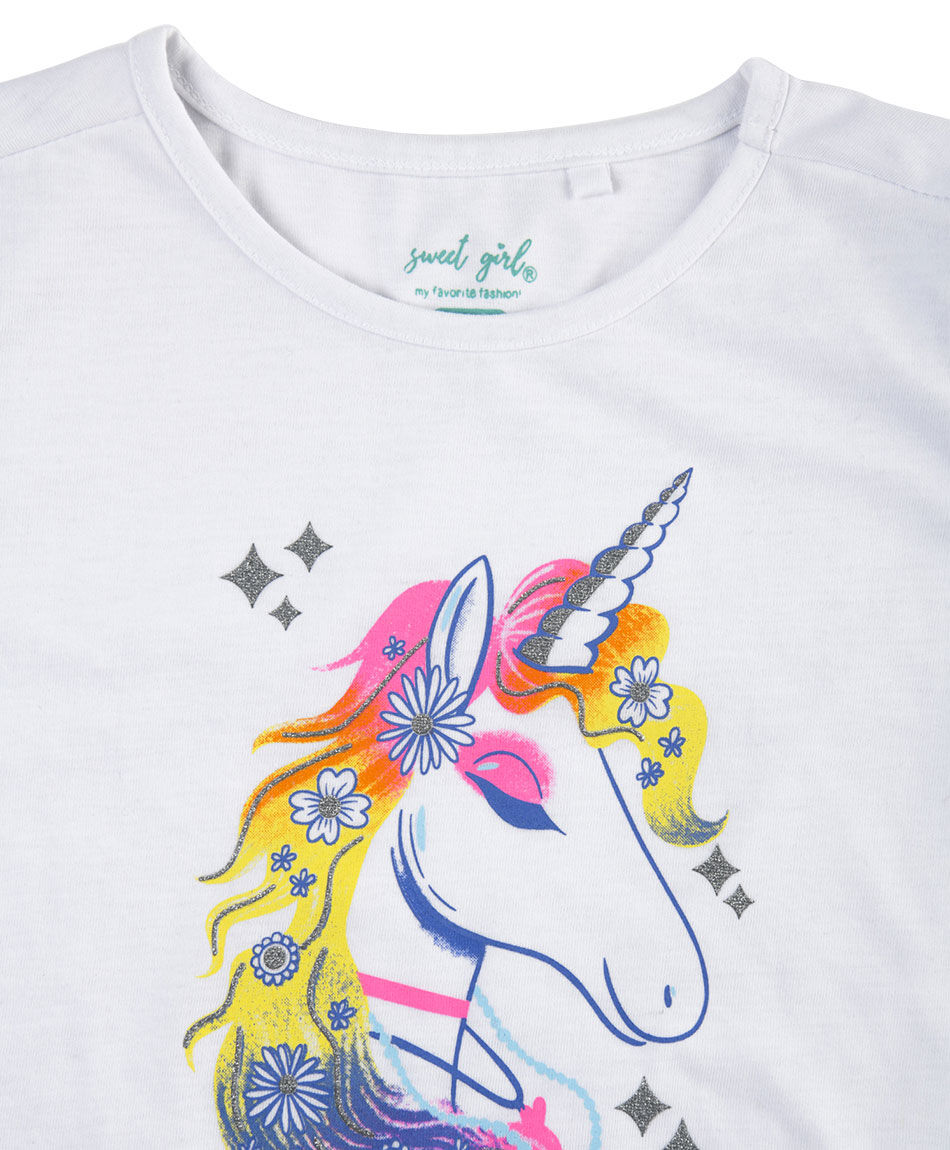 Poleras de unicornio para niñas clearance