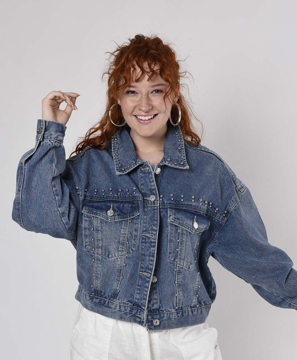 Chaqueta denim mujer clearance
