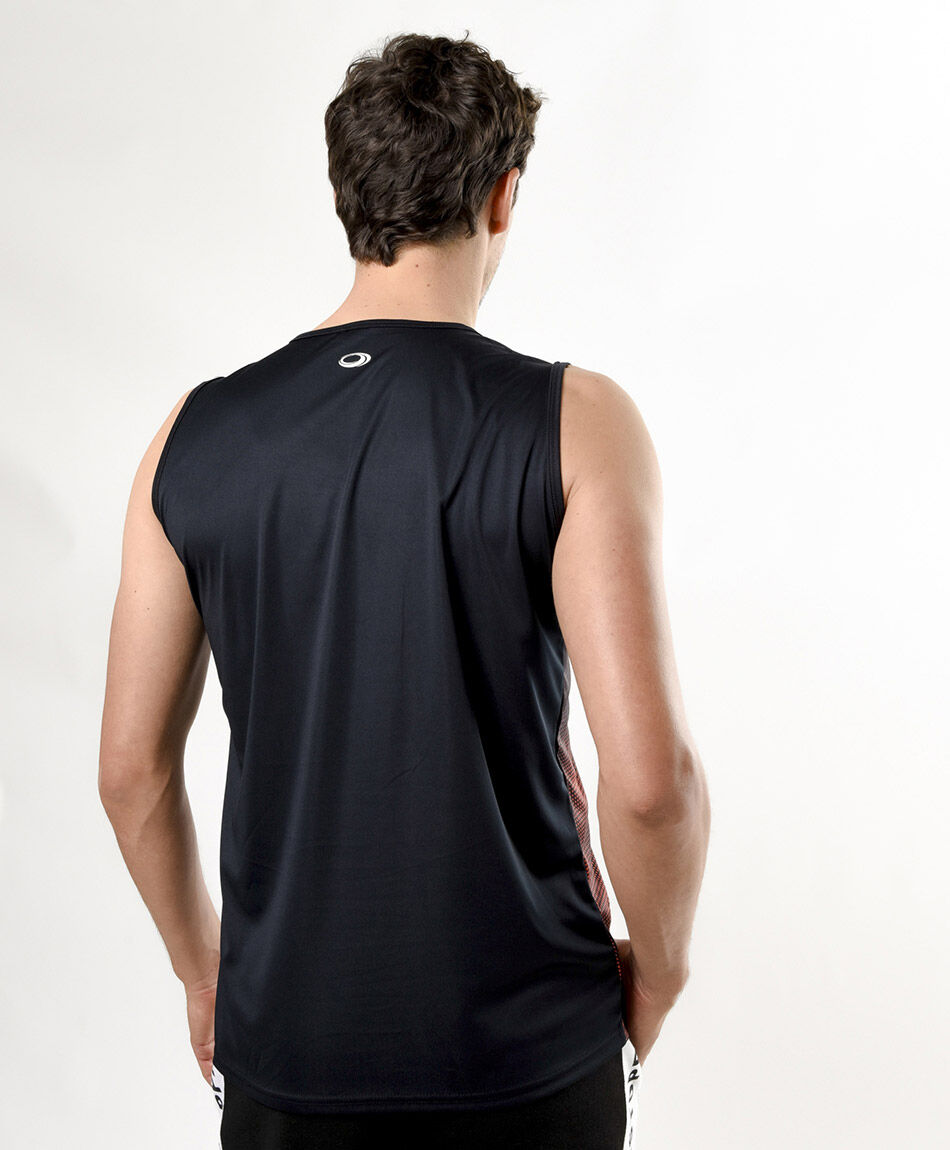 Polera deportiva new arrivals sin manga hombre