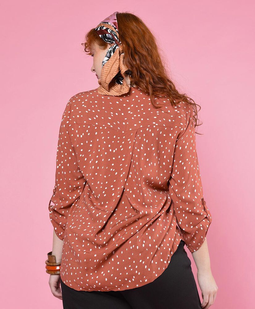 Blusa oversize manga 3/4 Blusa oversize manga 3/4