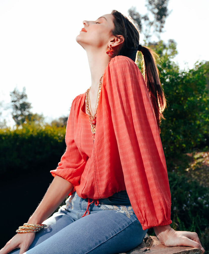 Blusa cintura recogida Blusa cintura recogida