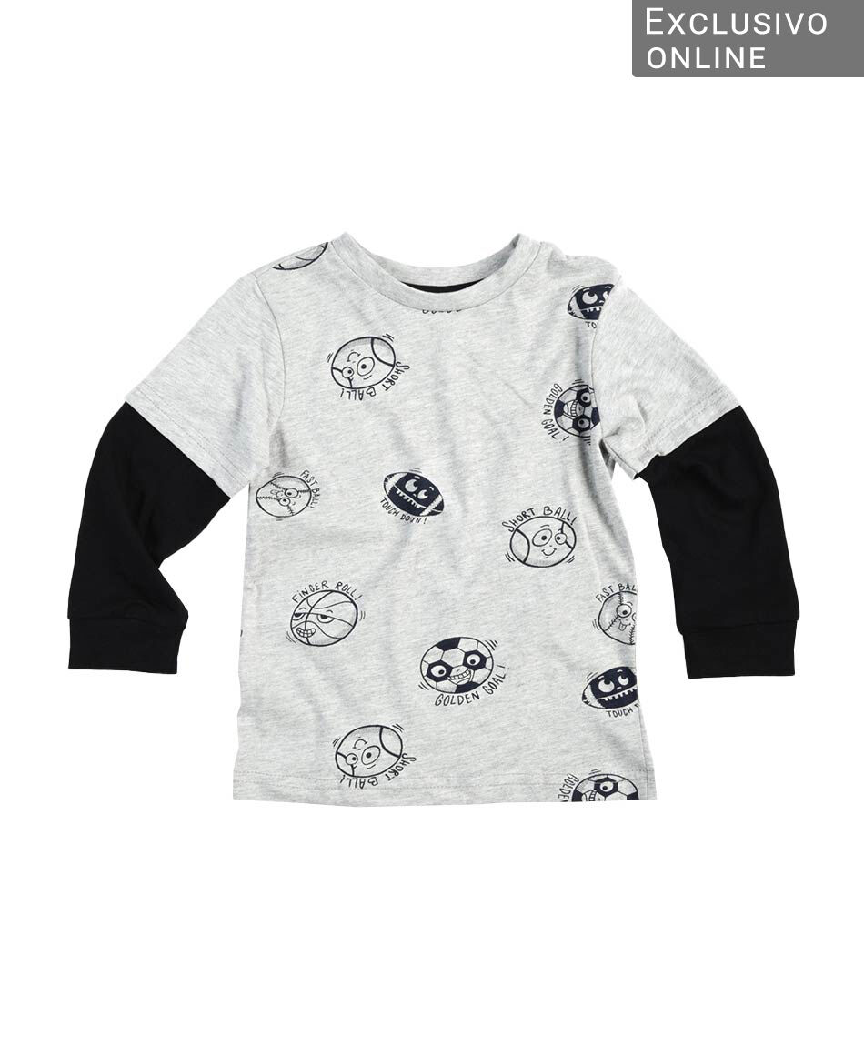 Poleras manga larga bebe online