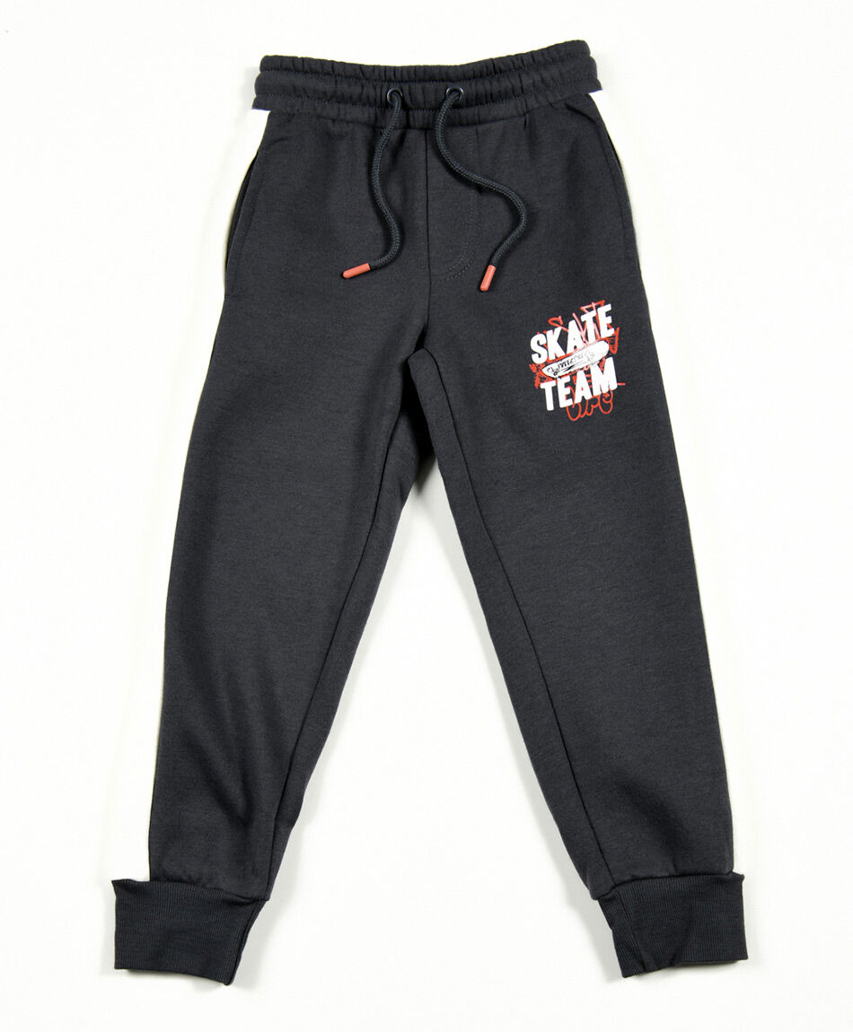 Pantalon de buzo nino skate team TRICOT