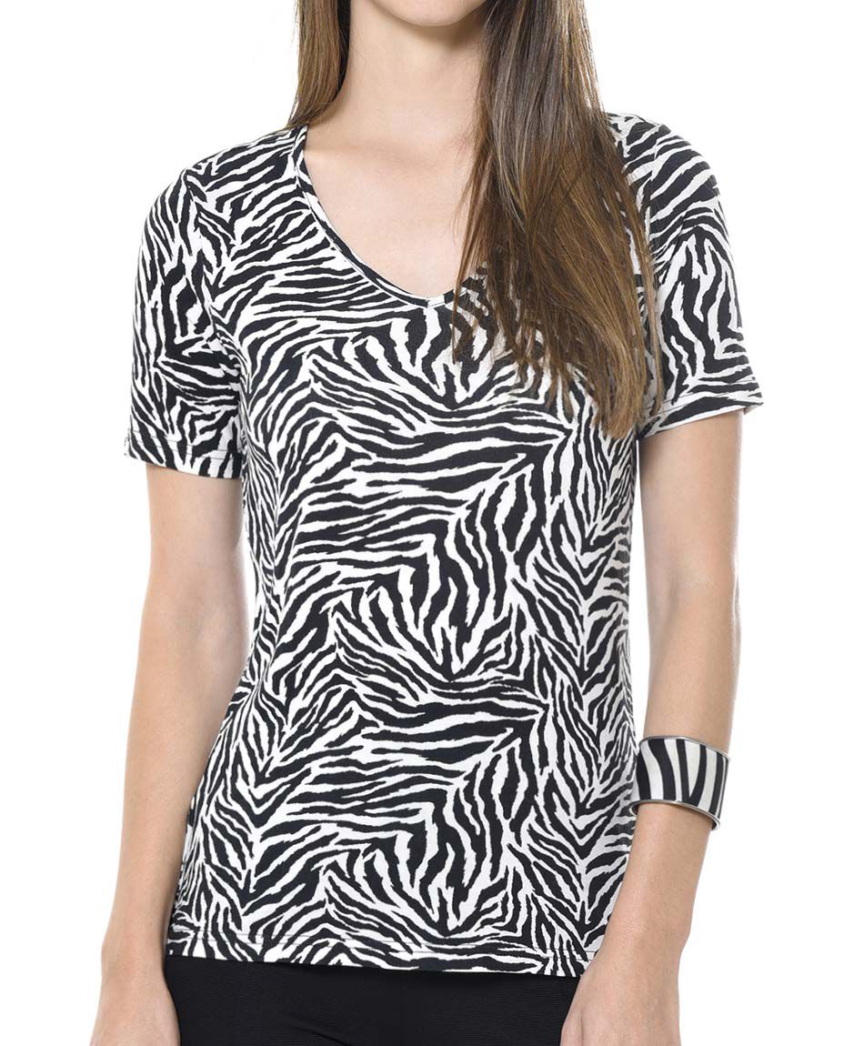 Polera cebra TRICOT
