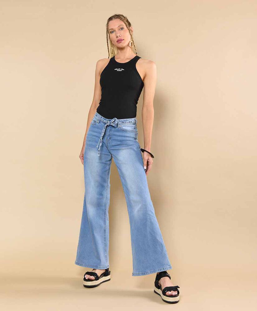 Jeans ancho lazo Jeans ancho lazo