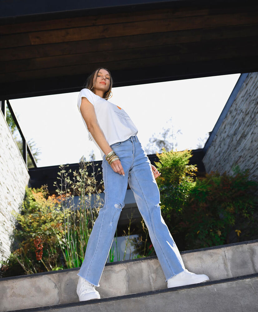Jeans tiro alto Jeans tiro alto