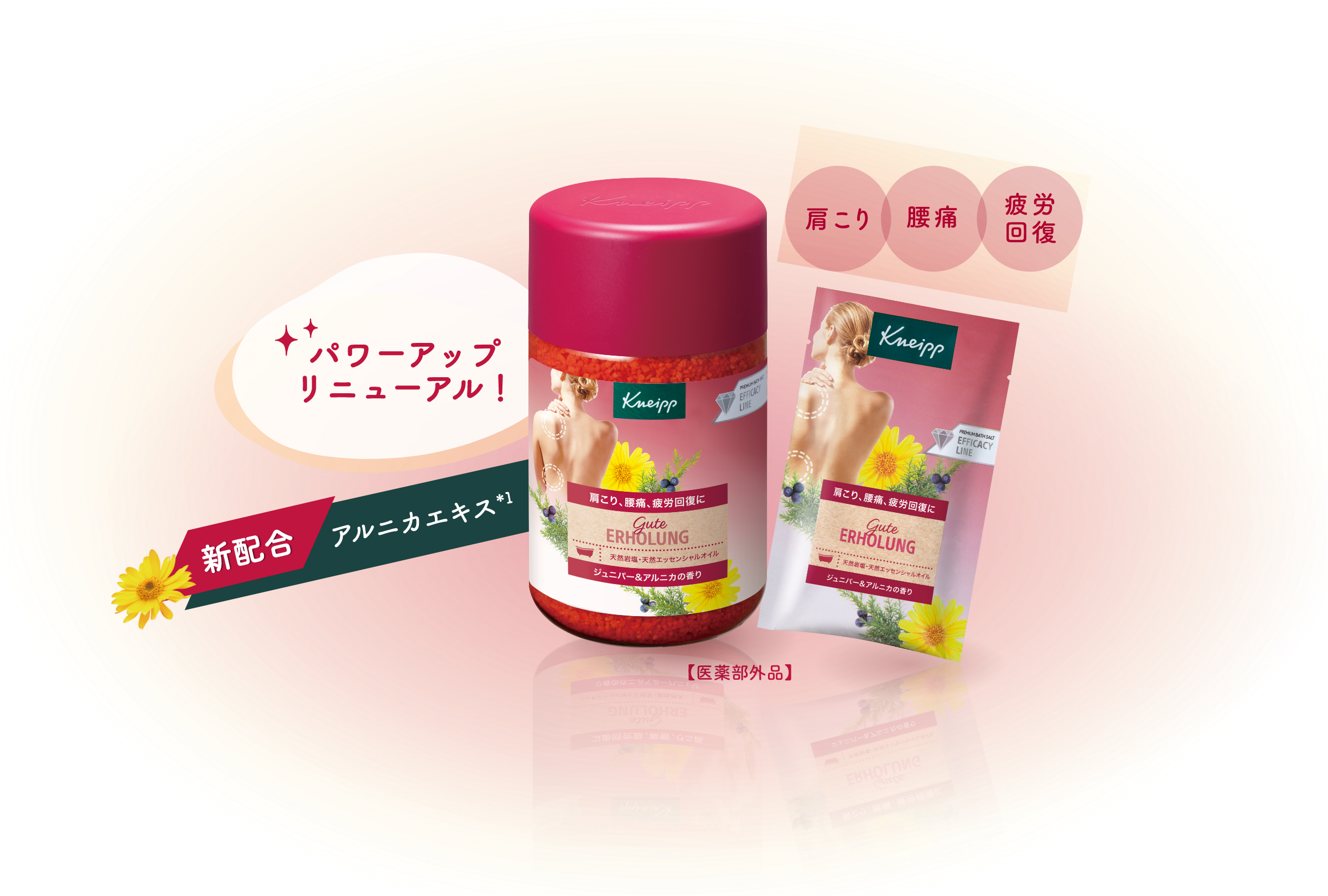 新配合 アルニカエキス パワーアップリニューアル!