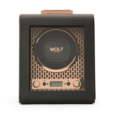 Black & Copper Axis Single Watch Winder