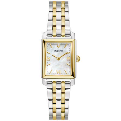 Bulova Ladies Gold Tone Stainless Steel Sutton Watch 98L308