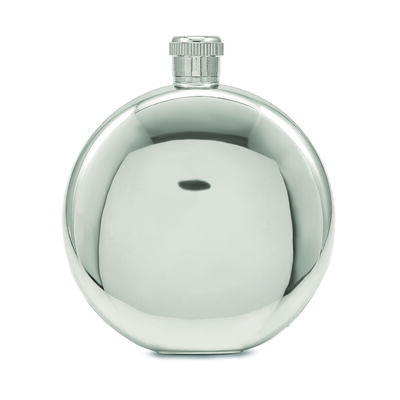 Glass Window Flask in Stainless Steel