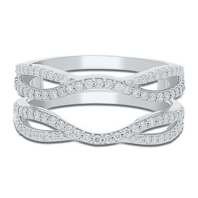 1/2ctw. Diamond Insert in 14k White Gold