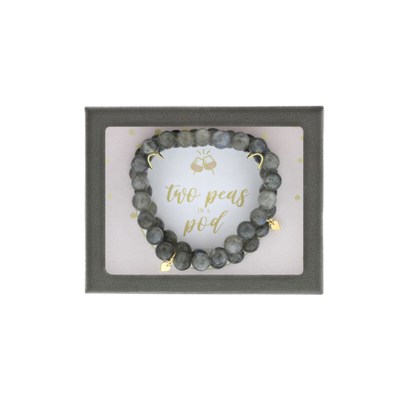 "Two Peas in a Pod" Labradorite Bracelet in Sterling Silver image number null