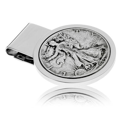Liberty Half-Dollar Coin Money Clip