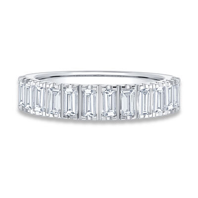Baguette-Cut .75ctw. Diamond Illumina Anniversary Band in 14k White Gold