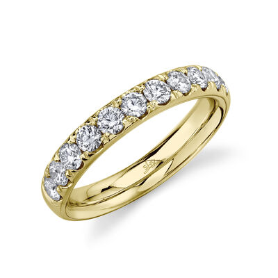 Shy Creation 7/8ctw. Diamond Band in 14k Yellow Gold