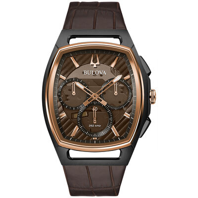 Bulova Men's Curv High Precision Quartz Watch in Stainless Steel 98A264
