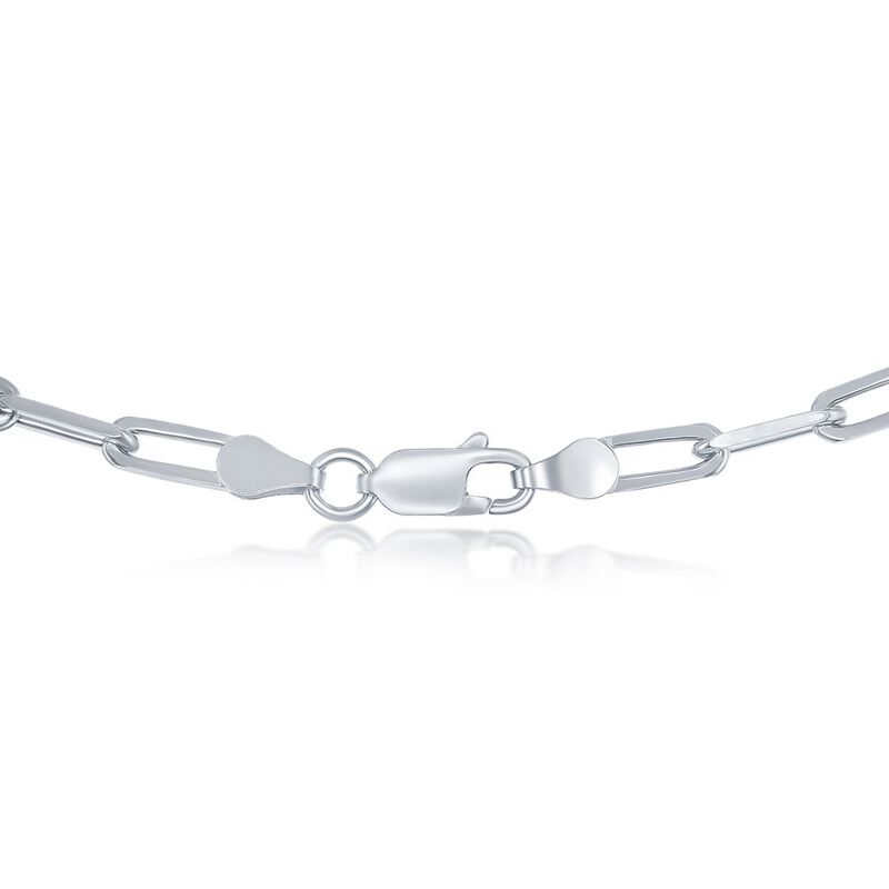 Paperclip 16" Chain 3.2mm in Sterling Silver image number null