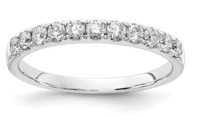 14KW 1/2TW LAB GROWN DIA 11 STONE ANNIVERSARY BAND