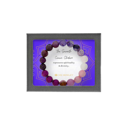 The Seventh Crown Chakra Beaded Bracelet