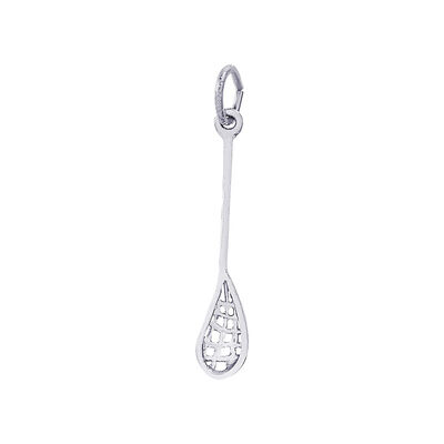 Lacrosse Sterling Silver Charm