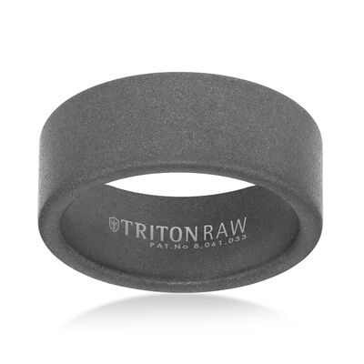 TritonRAW Tungsten Flat Matte Wide Men's Band