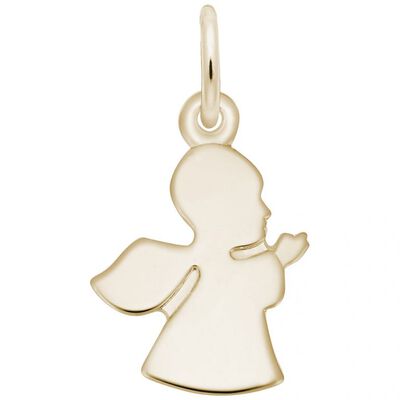 Angel Charm in Gold Plated Sterling Silver