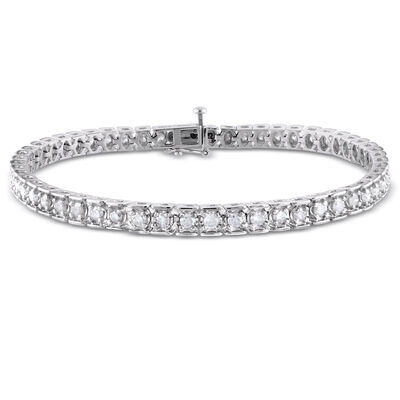 Diamond Tennis Bracelet 3ctw in Sterling Silver