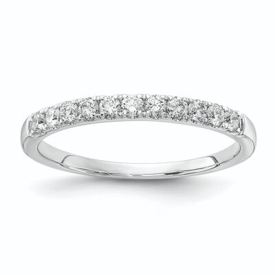 Lab Grown 1/3ct. Diamond 11-Stone Anniversary Band in 14k White Gold