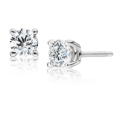 Round Diamond 1.50ctw. Solitaire Stud Earrings