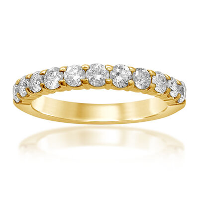Anniversary 1 CTW Diamond Band in 14K Yellow Gold