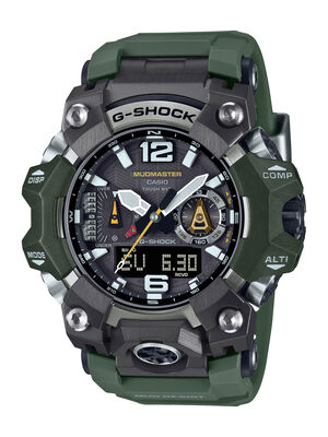 G-Shock Men's Master of G Mudmaster Green Resin Strap Connected Solar Watch GWGB1000-3A