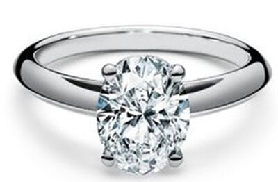 Oval-Cut Lab Grown 1 1/4ct. GH VS SI Certified Program Diamond Solitaire Engagement Ring in 14k White Gold