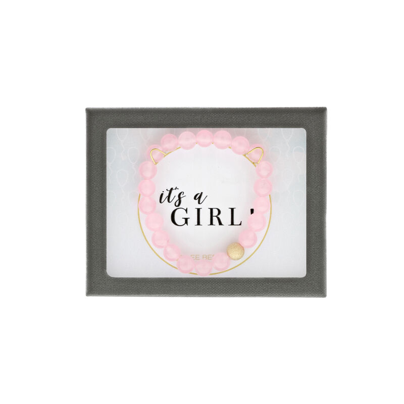 "It's A Girl" Bubblegum Quartzite Bracelet in Sterling Silver image number null