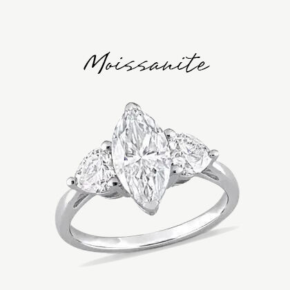 Moissanite Rings