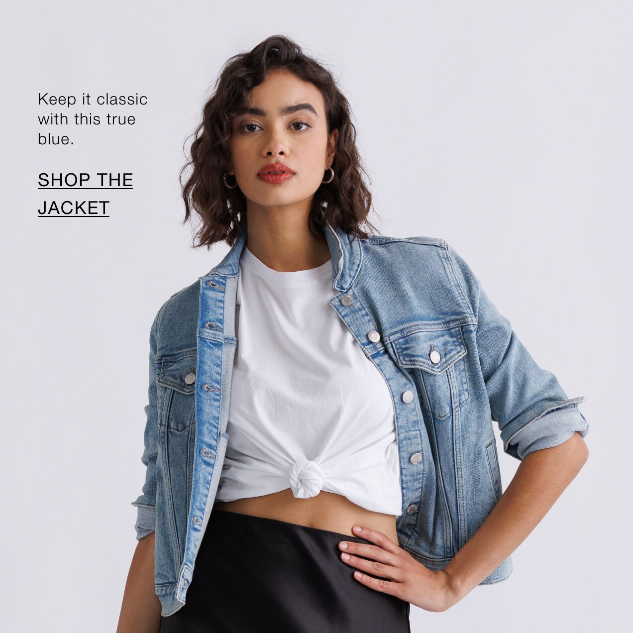 Keep it classic with this true blue.