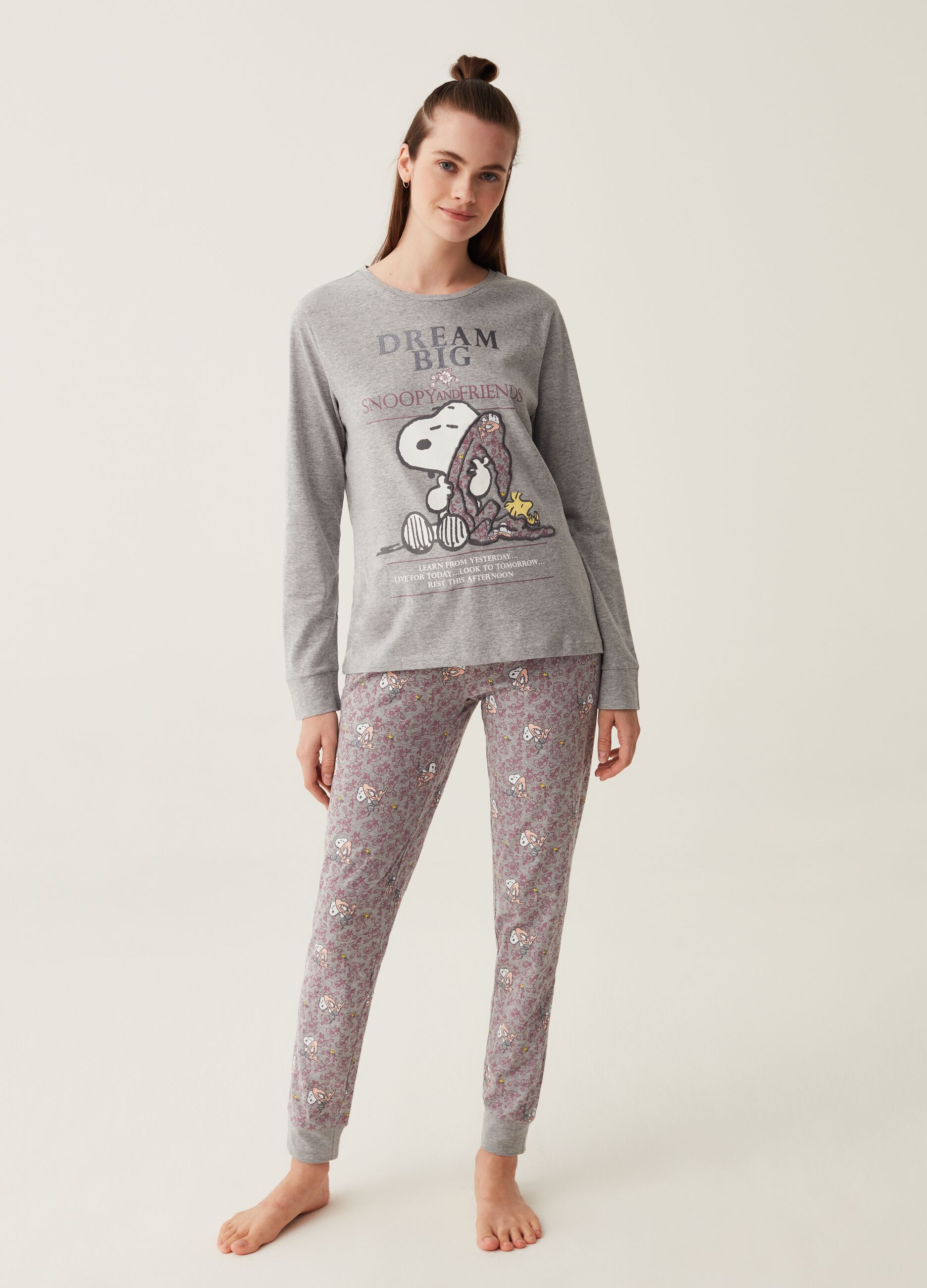Snoopy pyjamas womens top